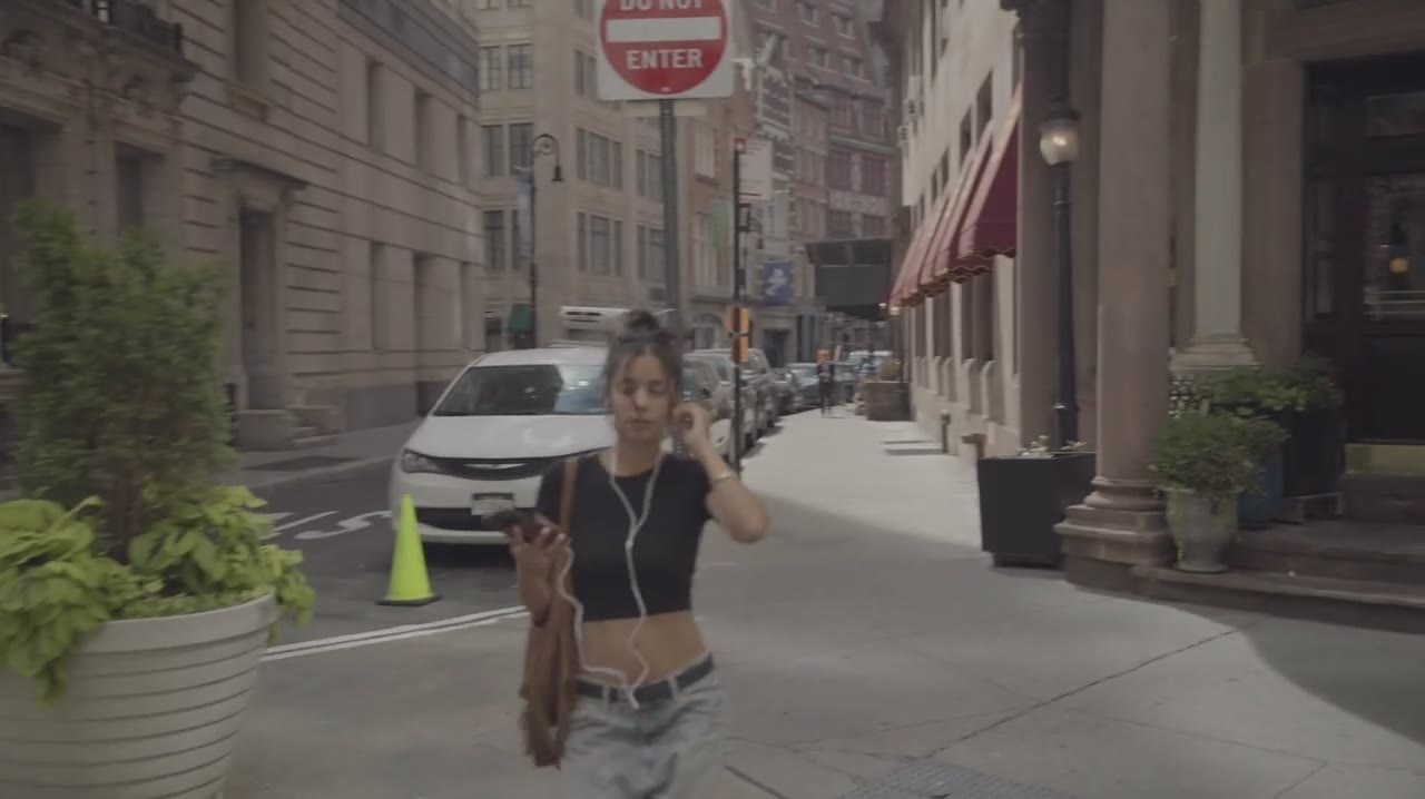 A cinematic New York City street scene